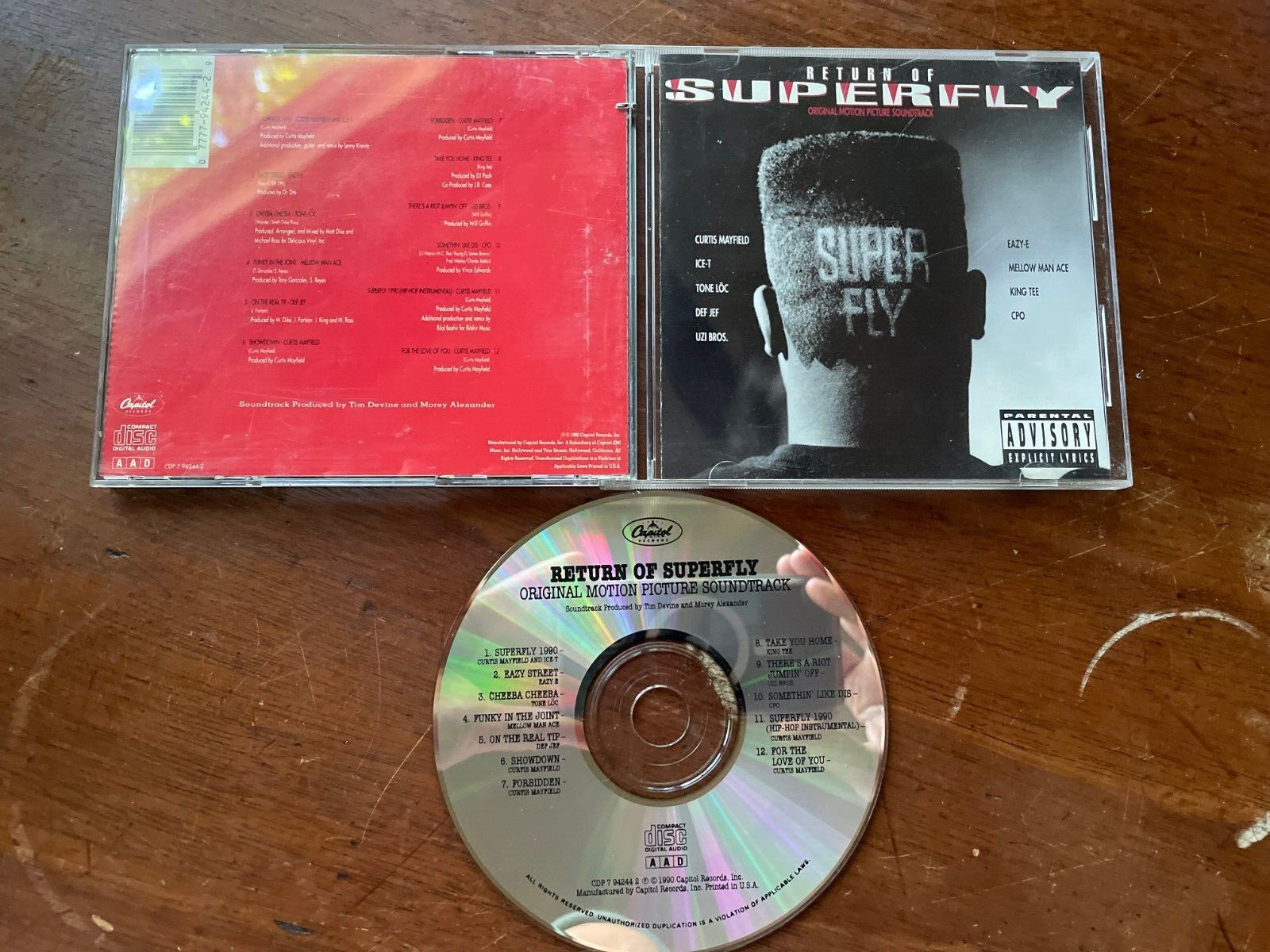 Return of Superfly (Used CD, 1990) Original Motion Picture Soundtrack