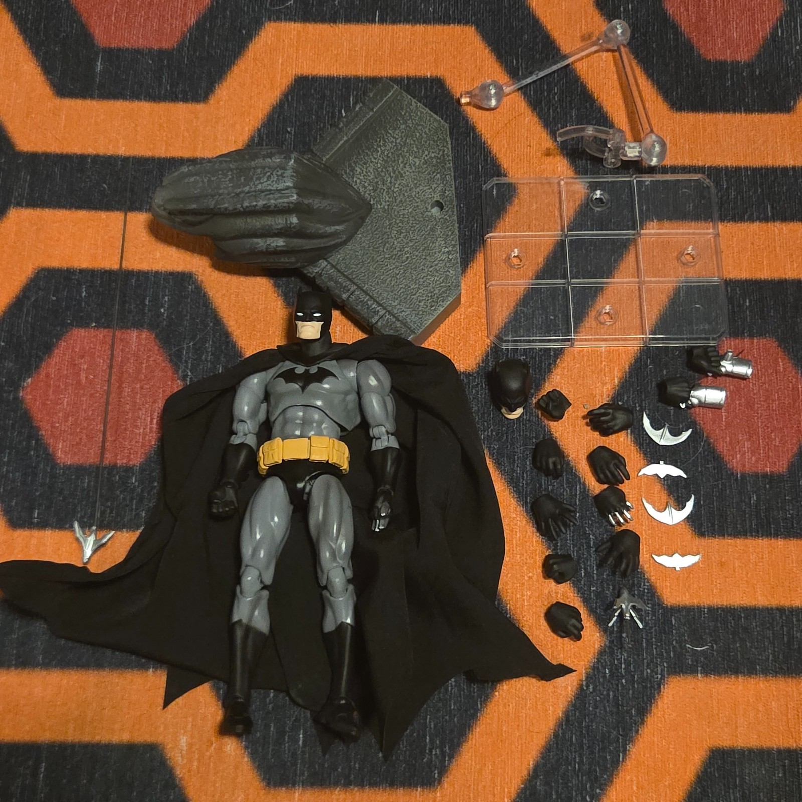 CT Toys DC Comic Black Batman Mafex KO Hush Action Figure Complete
