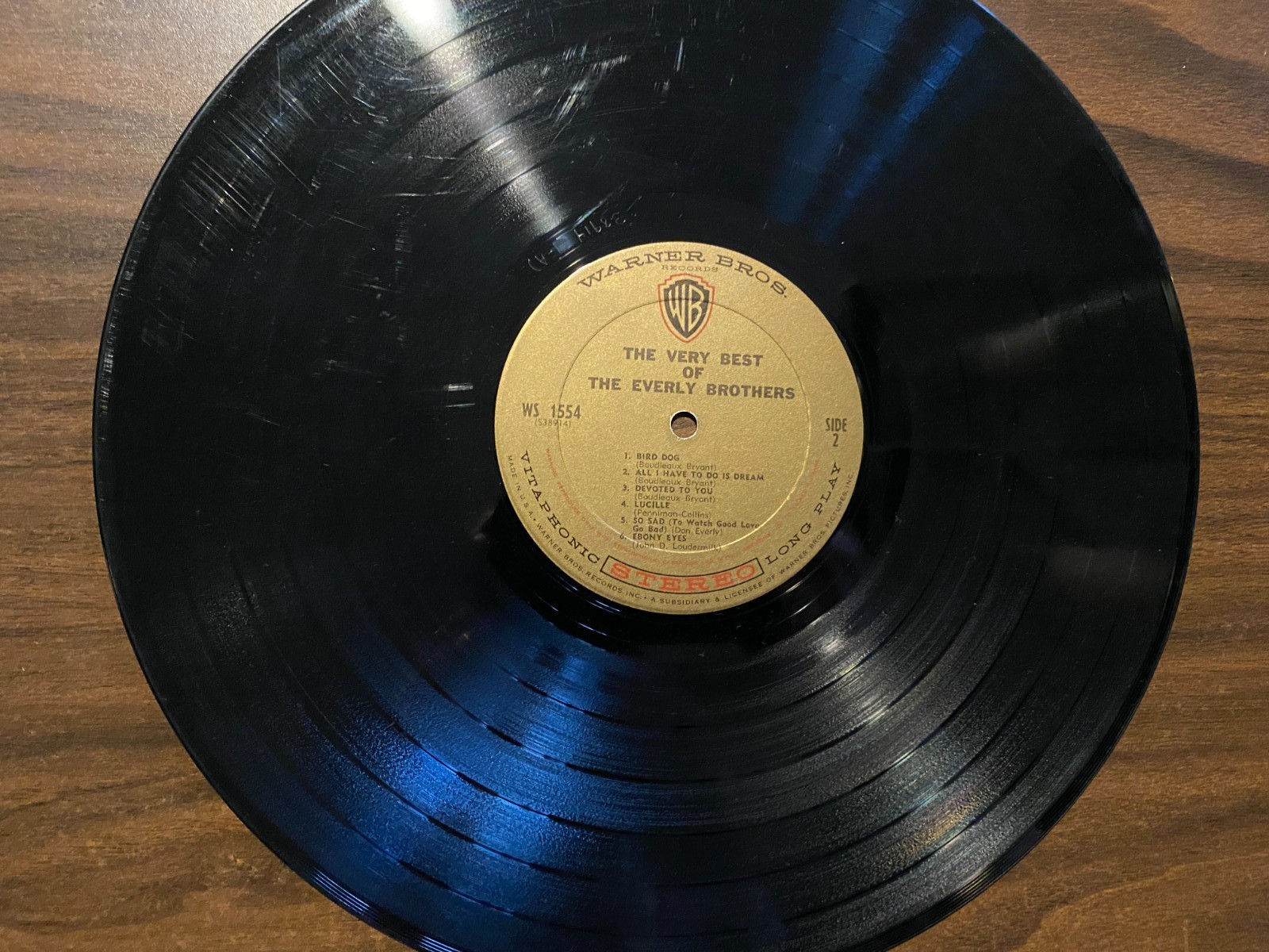 Everly Brothers – Very Best Of LP [1964/WB WS1554] VG/VG- (Classic Rock)