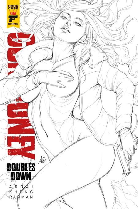 PRESALE Pistola Miele Doppio Down #1 Sdcc Esclusivo Artgerm Cartoncino Uscita 11/11