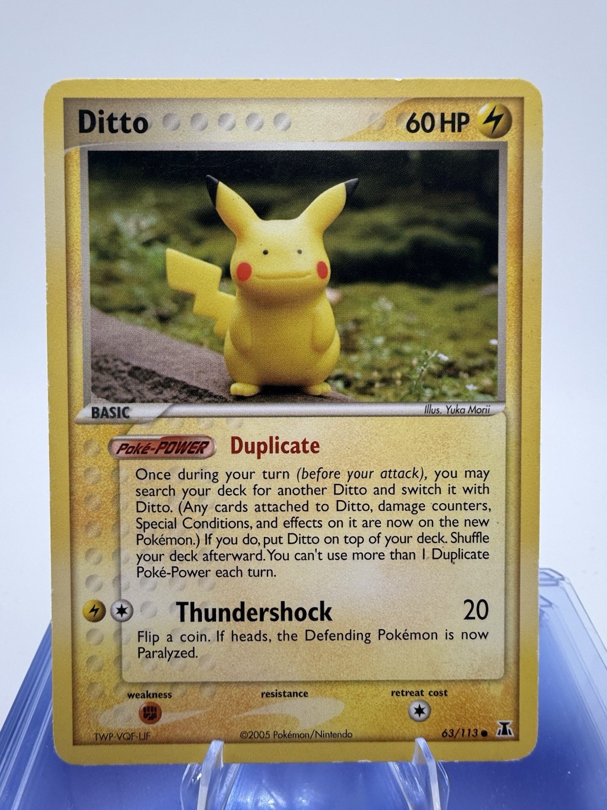 Ditto - (Pikachu) 063/113 EX Delta Species Regular