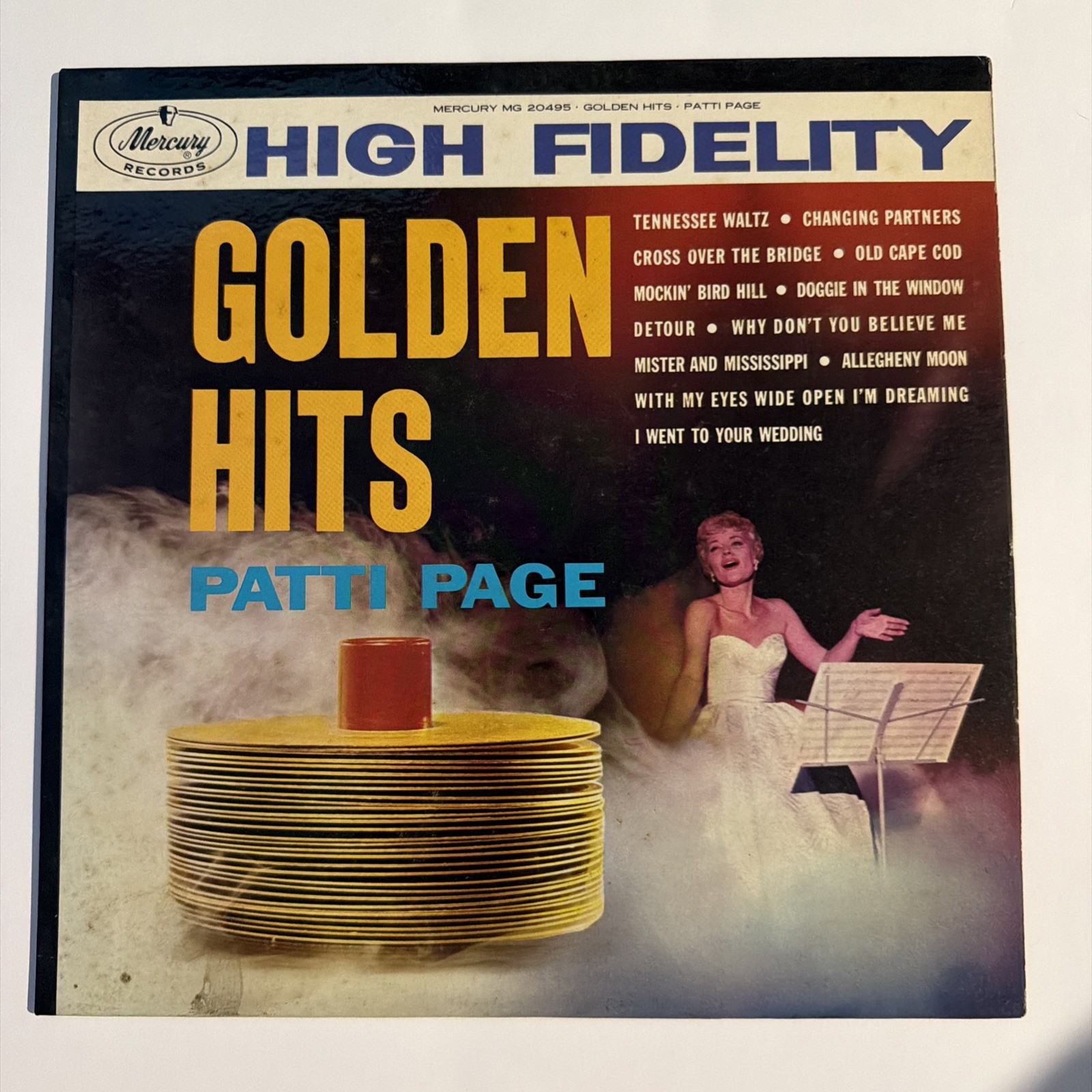 PATTI PAGE  "GOLDEN HITS"   EXC!  PLAY-GRADED