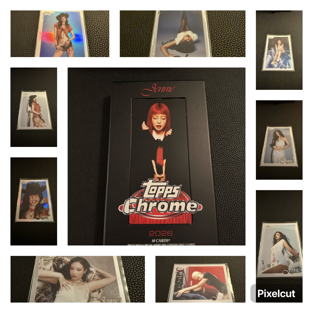 2026 Topps Chrome x Jennie Collection Base