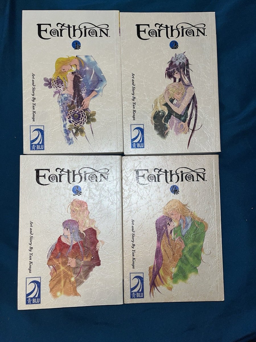Terrethian 1-4 Completo | 1° Stampa Fuori Produzione | Lotto Manga Inglese | Yun Kouga