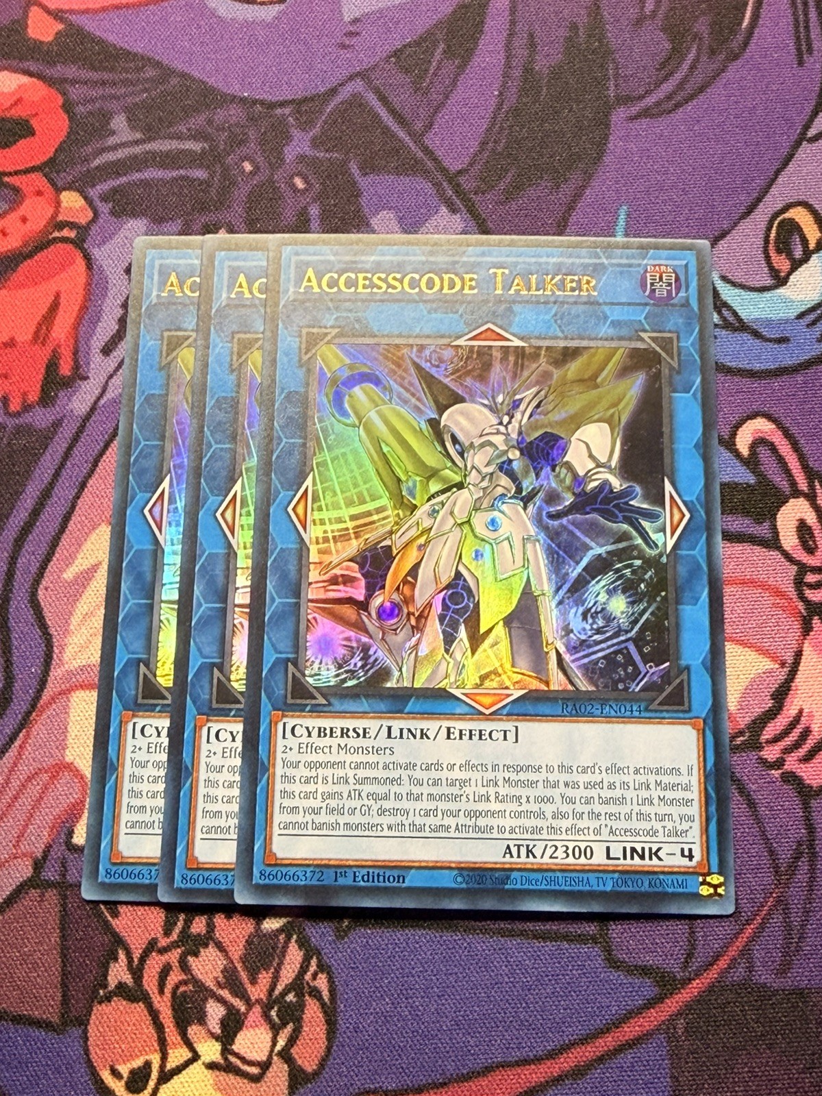 x3 Accesscode Talker (UR) RA02-EN044 Yu-Gi-Oh 1° Edizione NM