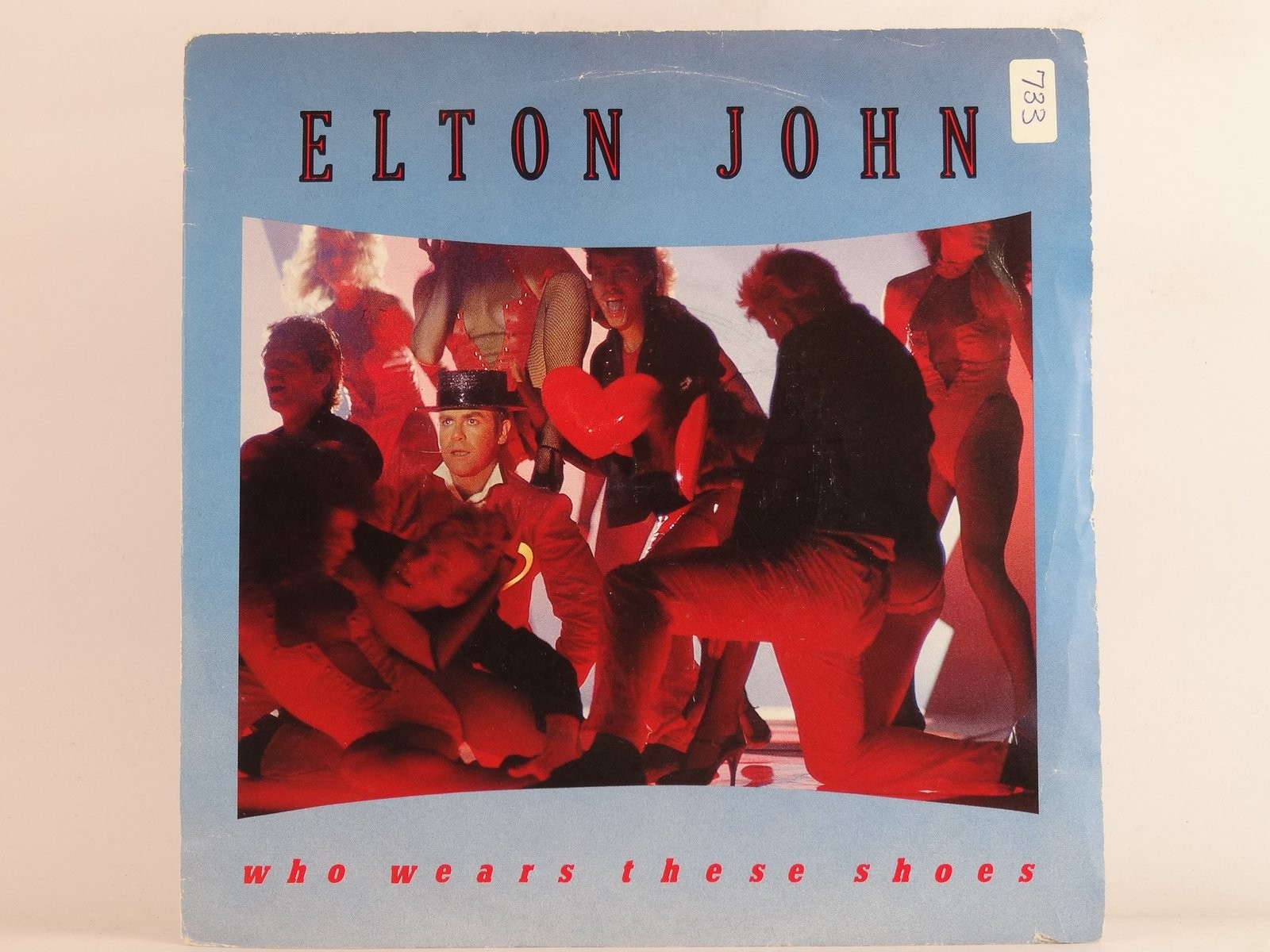 ELTON JOHN WHO WEARS THESE SHOES (109) 2 Track 7" Single including Picture Sleev