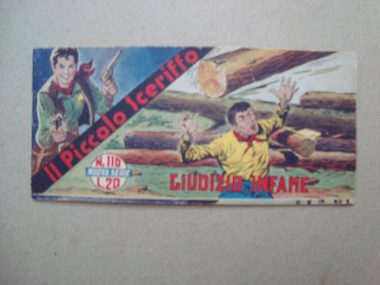 piccolo sceriffo 2° serie striscia n° 110 ed.torelli 1953