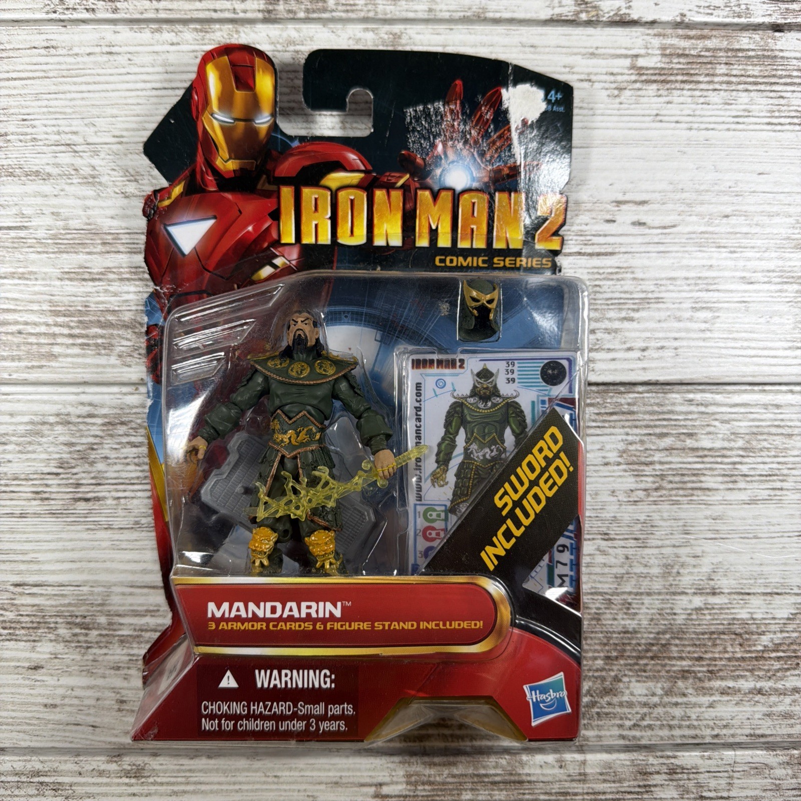 Marvel Iron Man 2 Comic Series #39 Mandarino 3,75” Figura Hasbro (NUOVO/NUOVO CON SCATOLA)