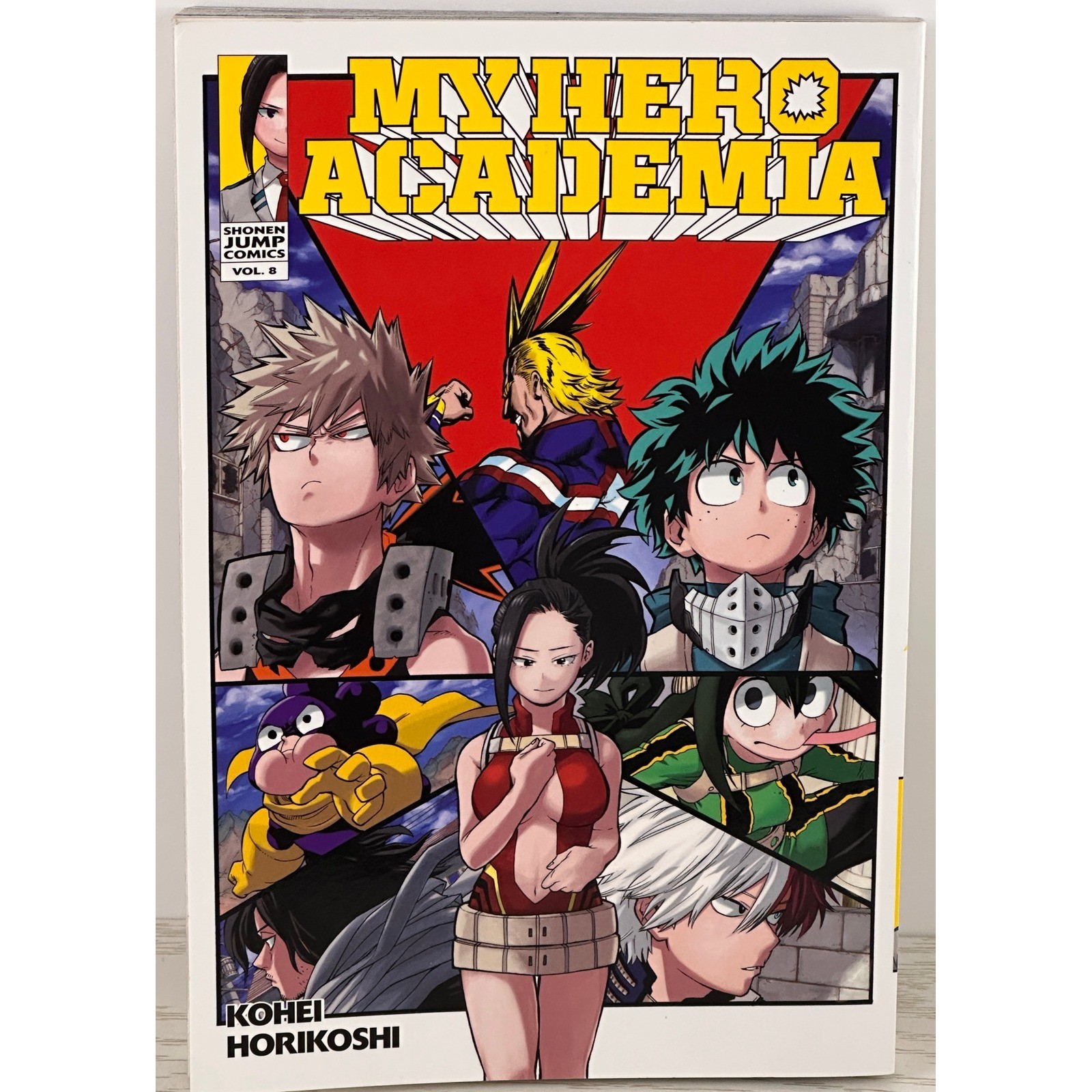 My Hero Academia Vol 8 &amp; 9 manga di Kohei Horikoshi VIZ media graphic novel