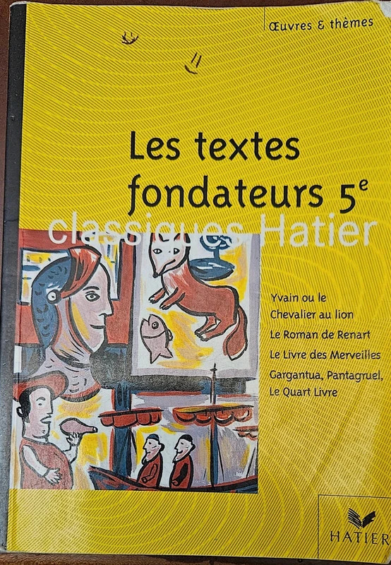 Les textes fondateurs 5e 2003