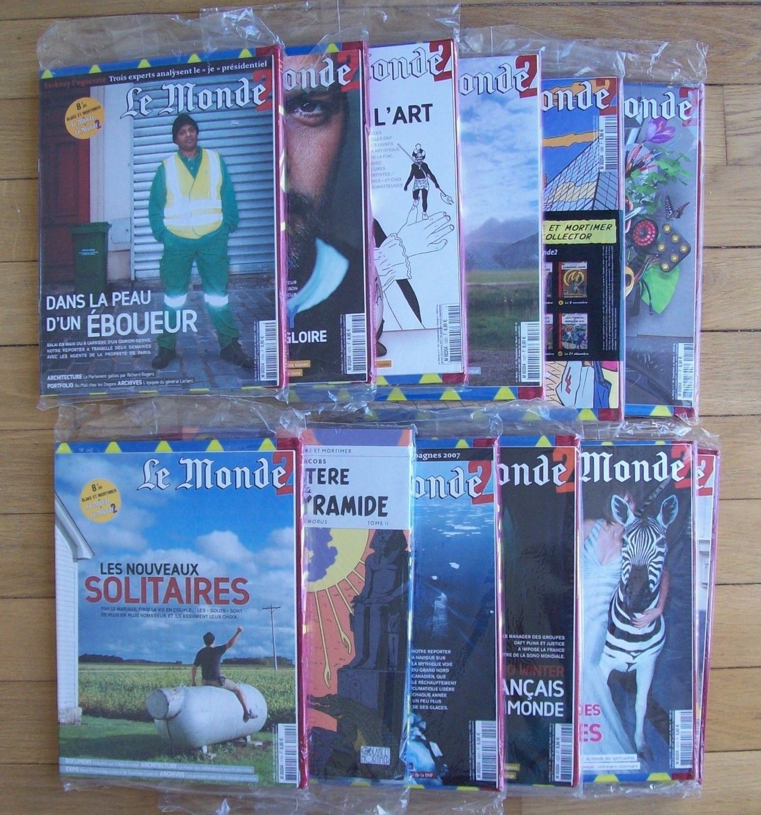 Blake et Mortimer Collection complète en 12 volumes Le Monde 2007