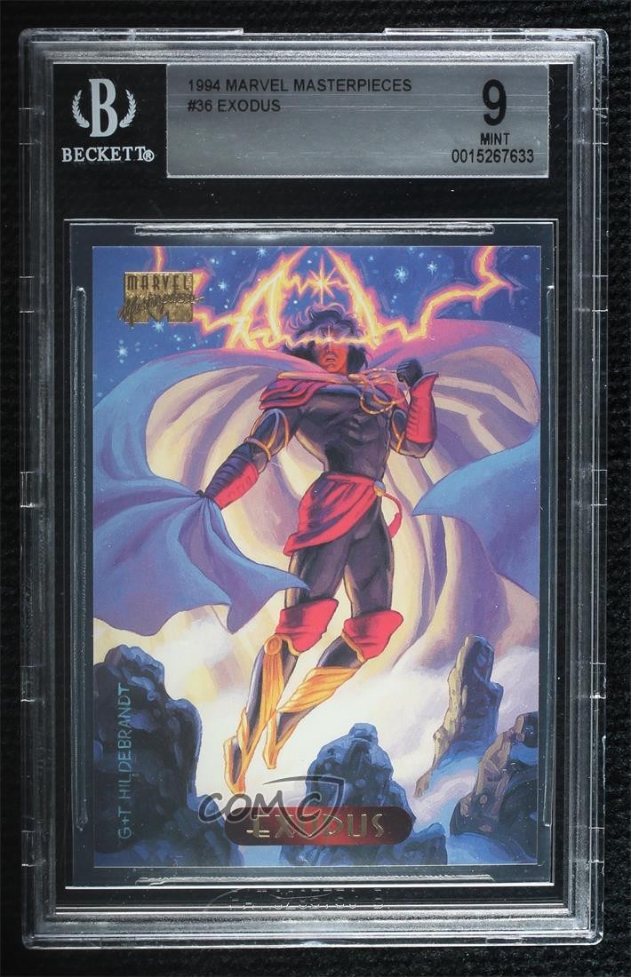 1994 Fleer Marvel Masterpieces Exodus #36 BGS 9 MINT 0c9g