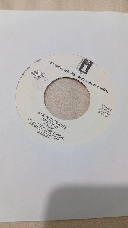 7" Juke Box 4 Non Blondes - What's up