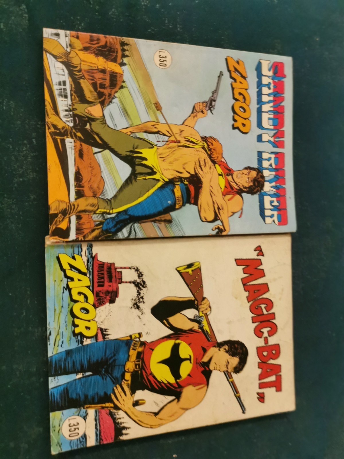 Coppia Fumetti ZAGOR N. 87 e 88 (Zenith 138-139) Bonelli Epoca Originali L. 350