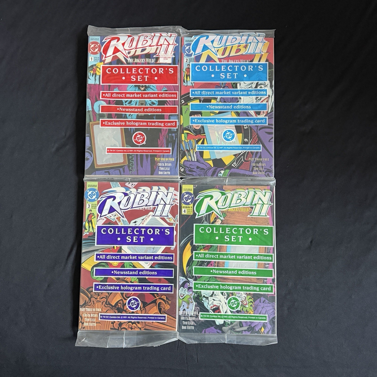 DC Comics Robin II The Joker’s Wild Collector’s Set #1-4 Sealed 1991 Complete