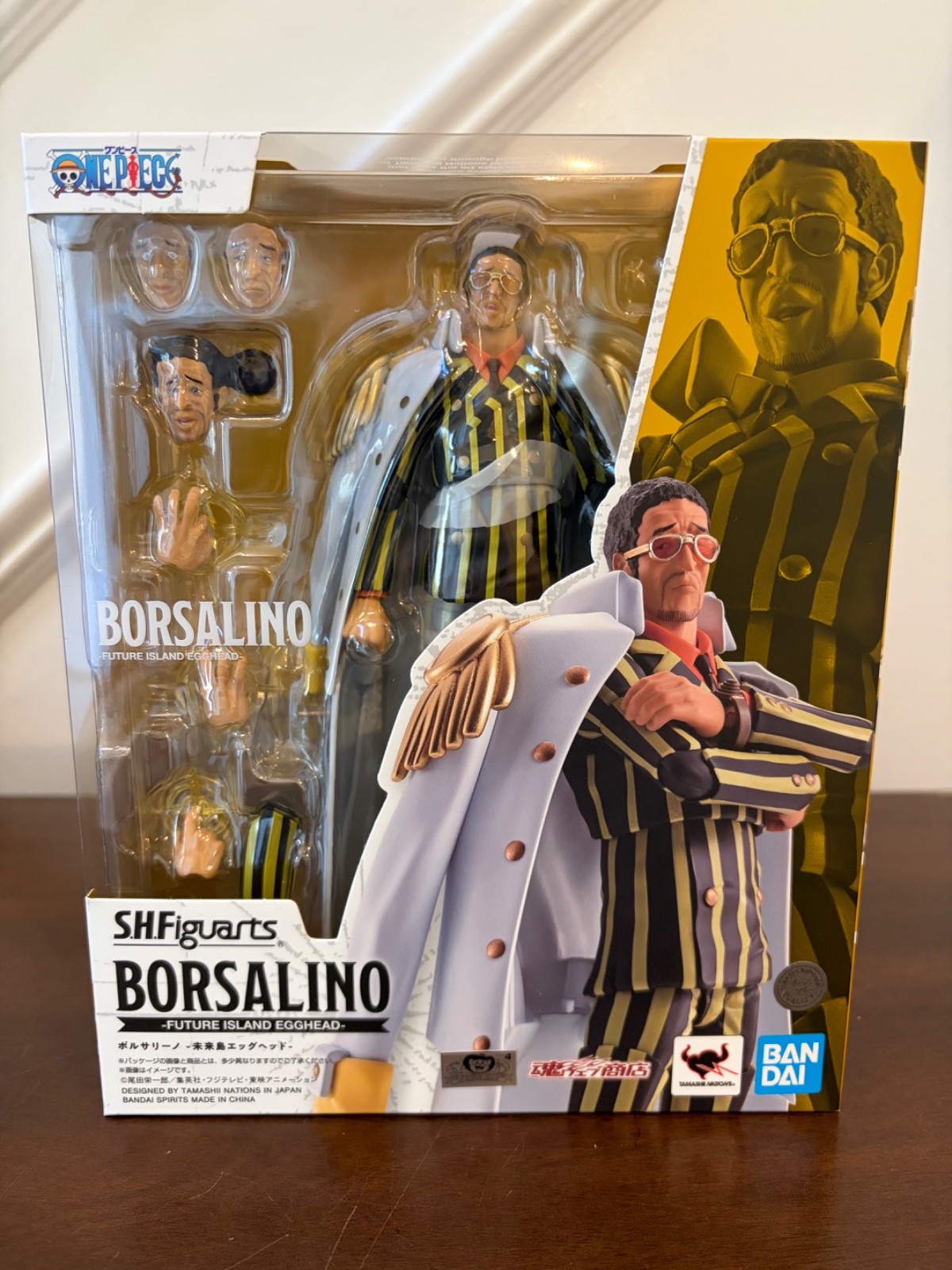 Bandai S.H.Figuarts One Piece Borsalino - Future Island Egghead VENDITORE USA
