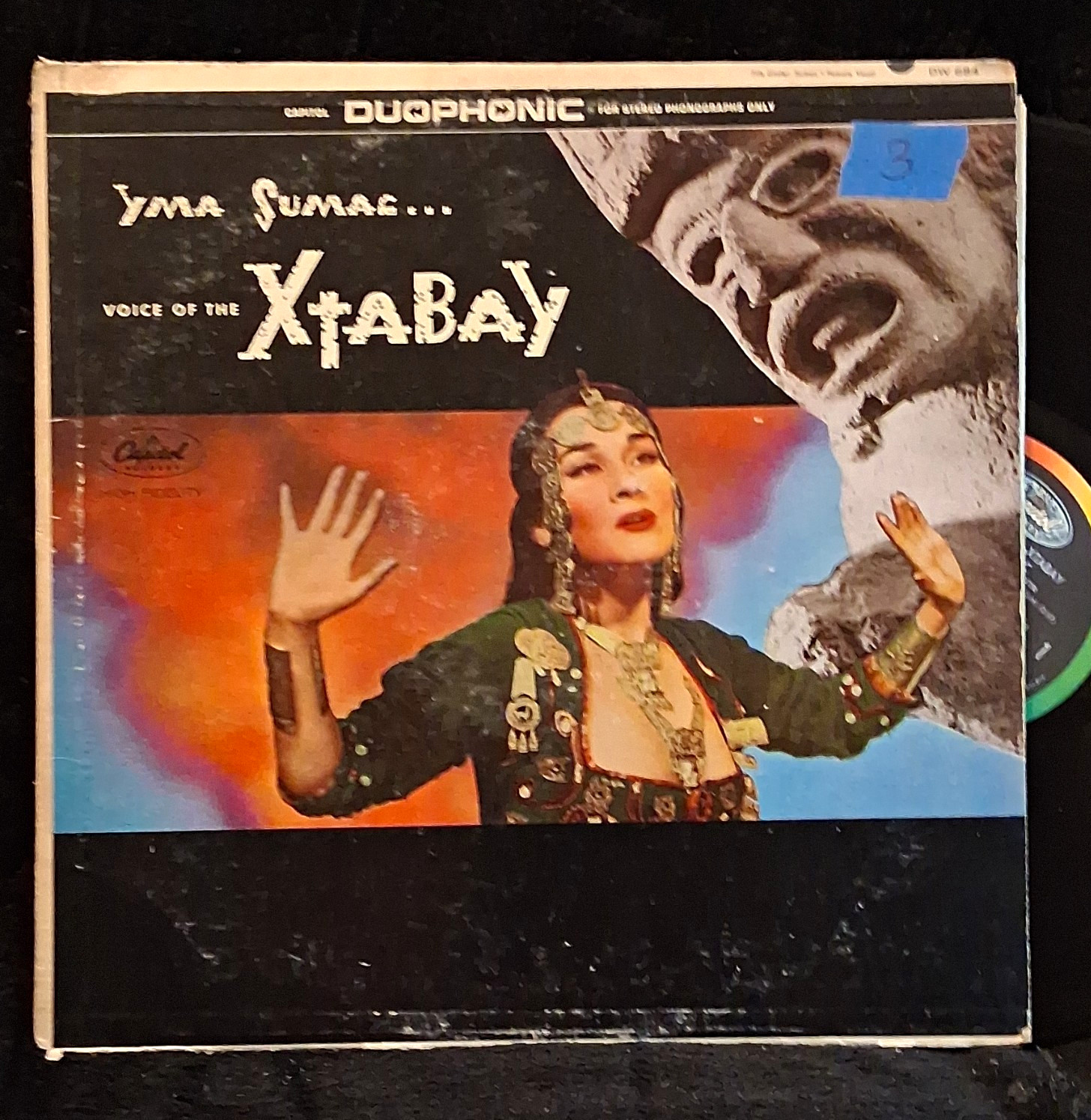 Vintage Yma Sumac "Voice of the Xtabay" 12-inch vinyl LP, Capitol Records DW-684