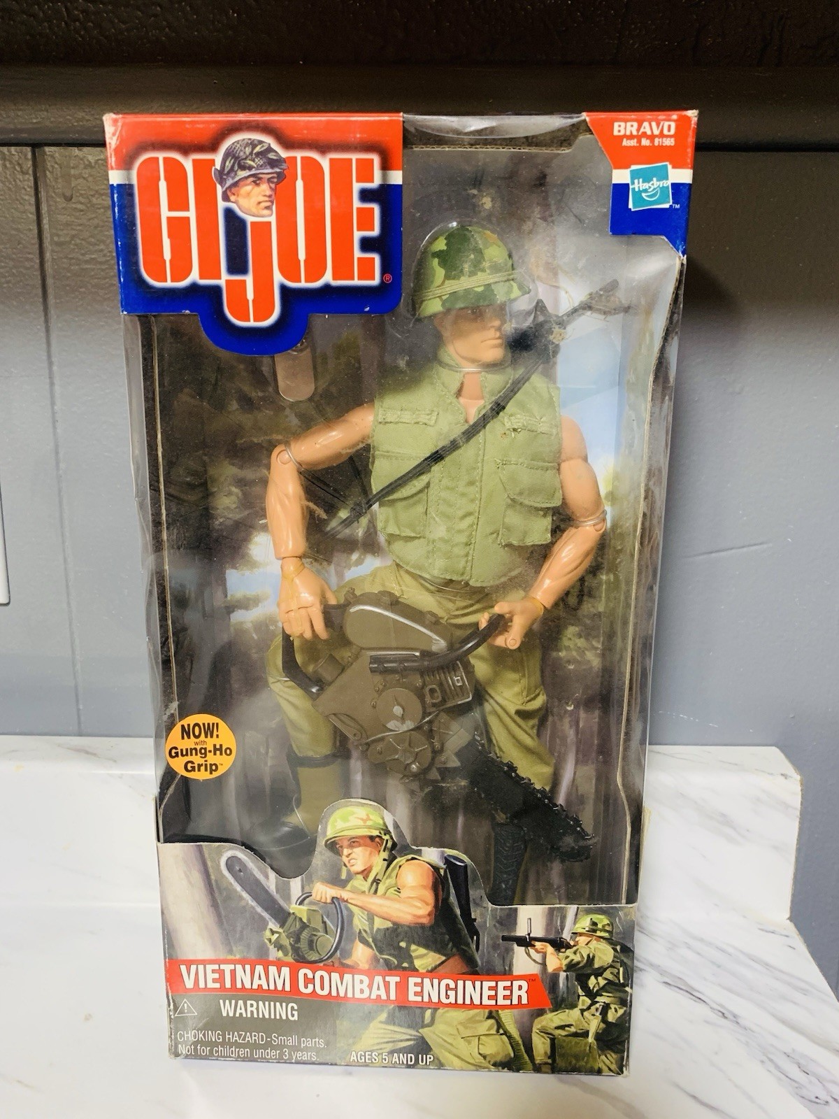 Hasbro G.I. Modellino Joe Vietnam Combat Engineer in scatola con accessori