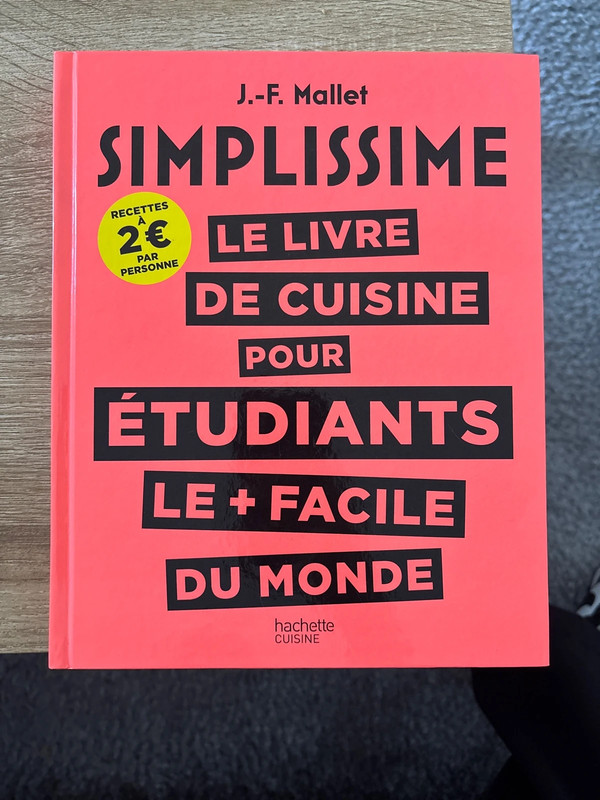 Livre cuisine Simplissime