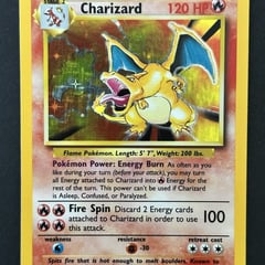 Charizard 4/102 Holo Set Base Pokemon 1999