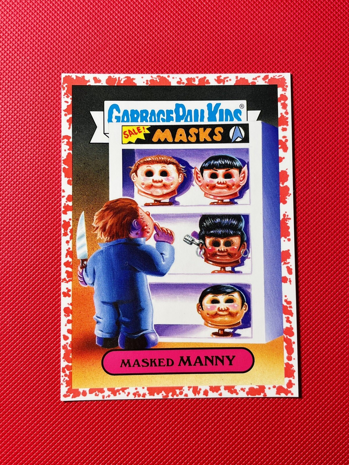 Gpk 2019 Mascherato Manny La Vendetta di Oh The Horror-Ible ~ Rosso Splatter di Sangue~ #13/75