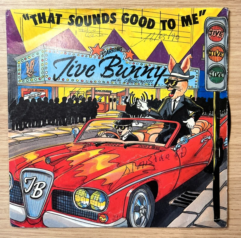 Jive Bunny And The Mastermixers - That Sounds Good To Me 7" Vinyl Single Mastermix 1990