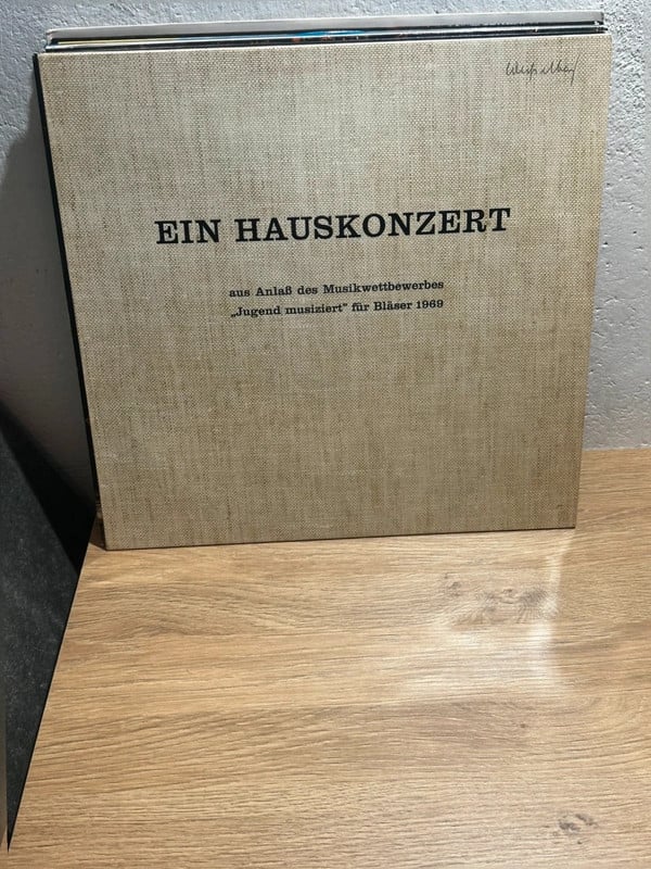 Ein Hauskonzert Vinyl LP Jugend musiziert 1969 Bläser Klassik Schallplatte