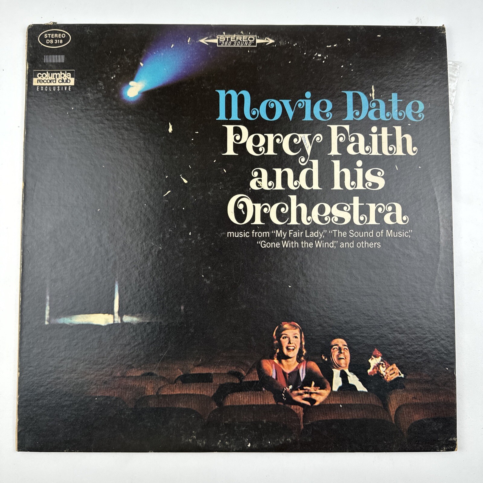 Movie Date by Percy Faith LP Vinyl Record Columbia DS 318