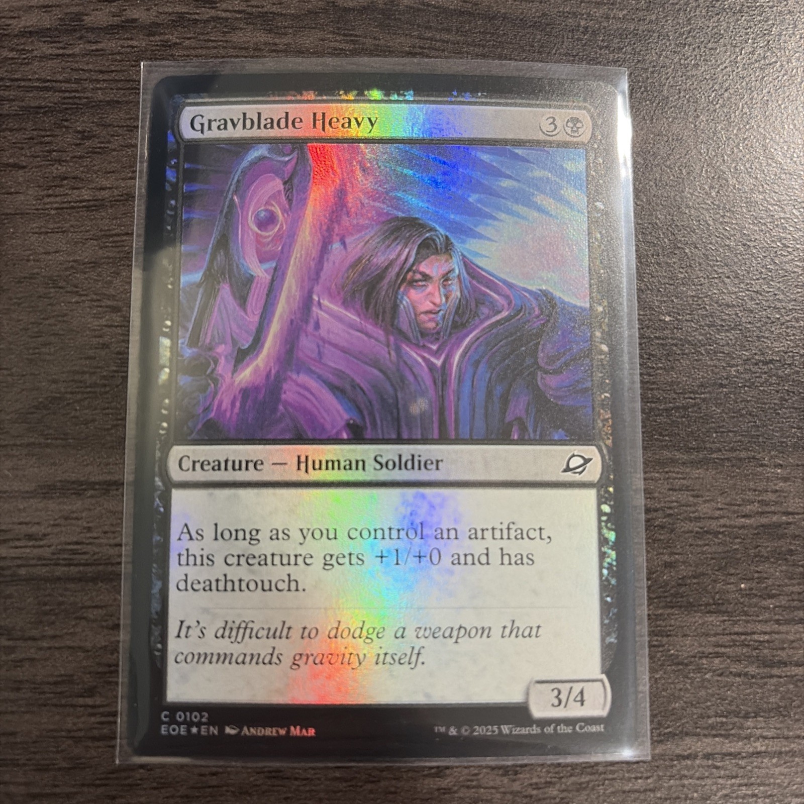Gravblade Heavy Edge of Eternities Foil