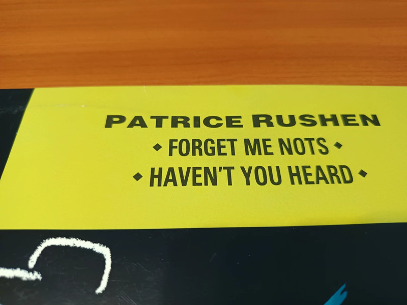 MAXI 45T Patrice Rushen Forget me nots