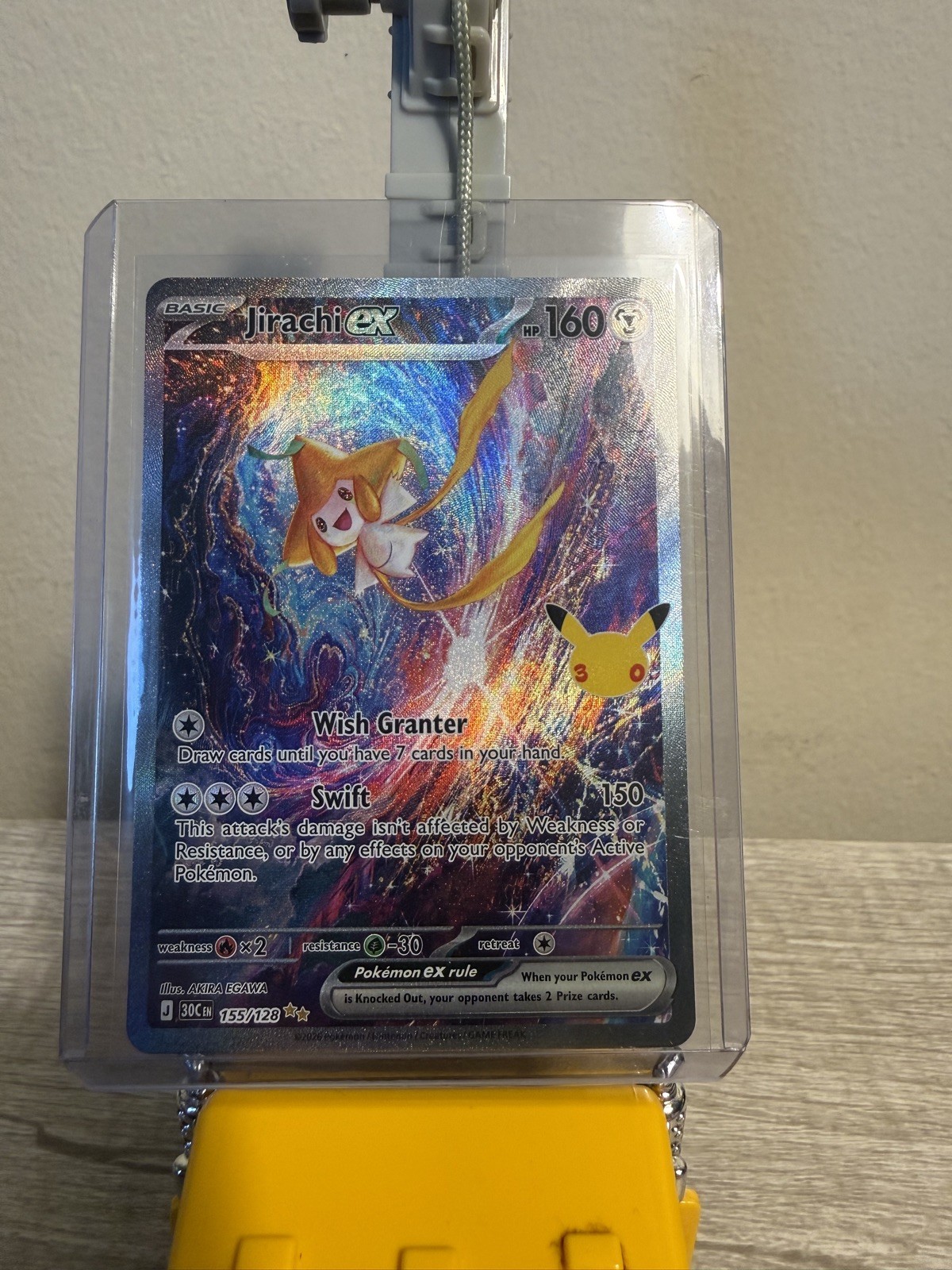 Pokemon TCG: Jirachi EX 155/128 Celebrazioni 30° Anniversario SIR