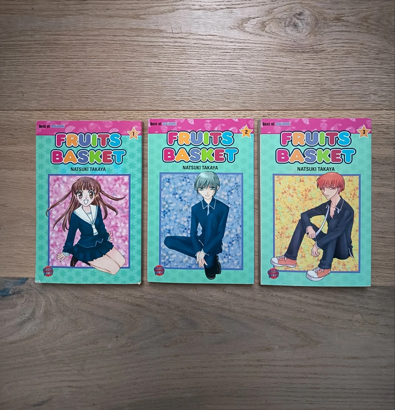 NEU selten "Fruits Basket" Manga von Natsuki Takaya, Band 1-3