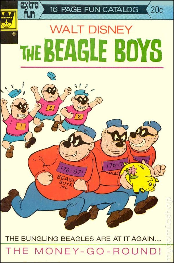 Beagle Boys #19 VG 4.0 1974 Whitman Stock Image Low Grade