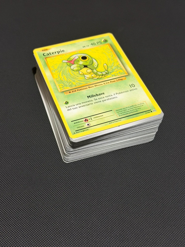 Lotto 51 Carte Pokémon Originali -Caterpie 3/108 Italiano Evoluzioni 2016 Ill.Sugimori+ 50 Carte