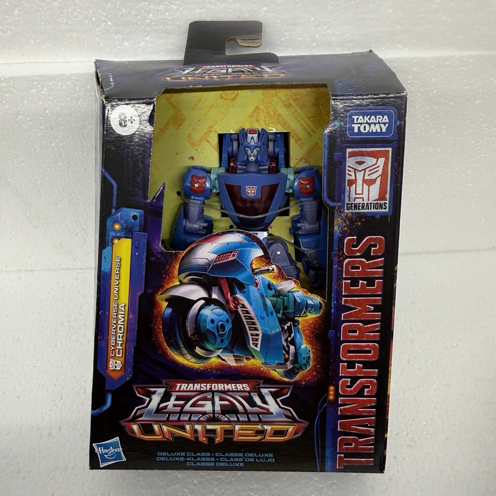 Transformer Legacy United Deluxe Class Cyberverse Universe Chromia NUOVO DI ZECCA
