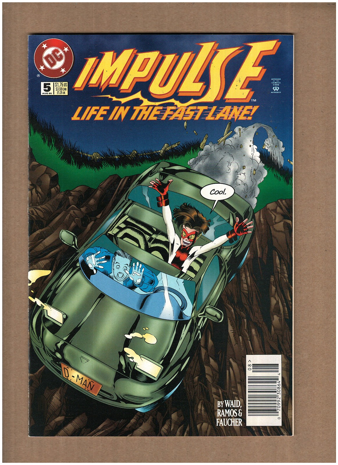 Impulse #5 EDICOLA DC Comics 1995 Waid & Ramos VF/NM 9.0