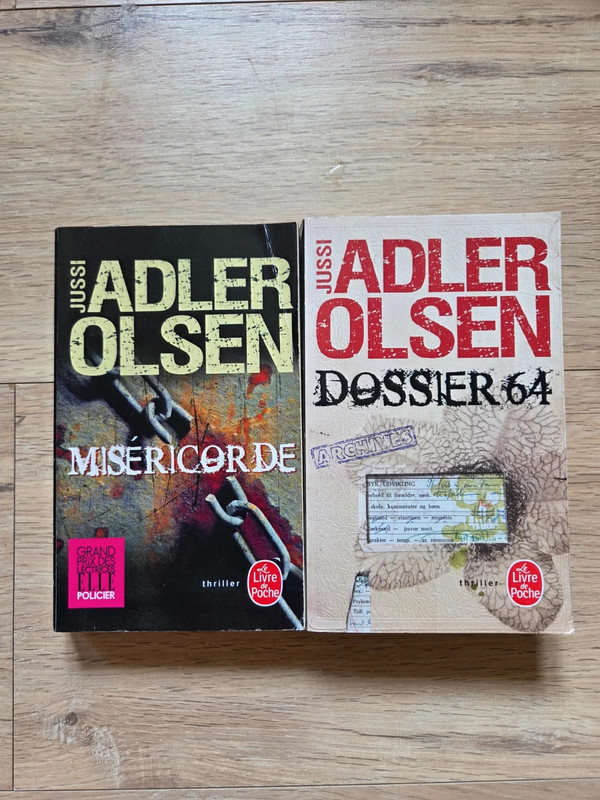 Jussi Adler Olsen : Miséricorde + dossier 64 lot roman polar thriller Livre d epoche