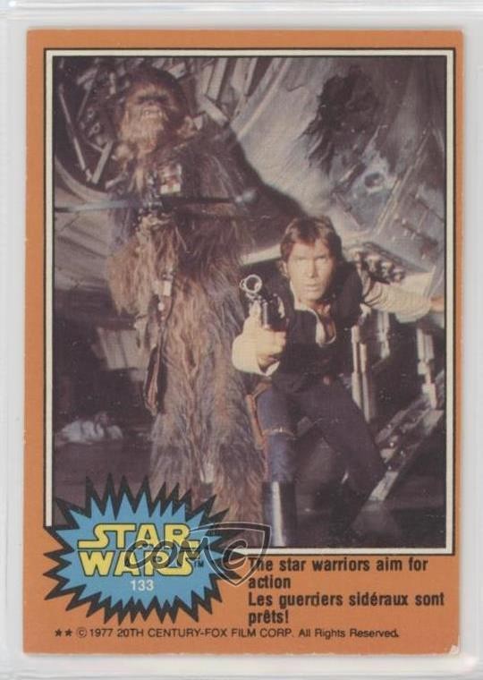 1977 O-Pee-Chee Star Wars The star warriors aim for action! #133 0lk4