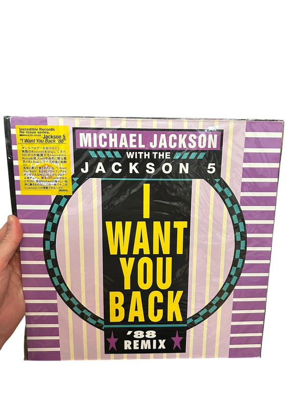 Michael Jackson with The Jackson 5 – I Want You Back ’88 Remix (12” Japan Reissue) VG