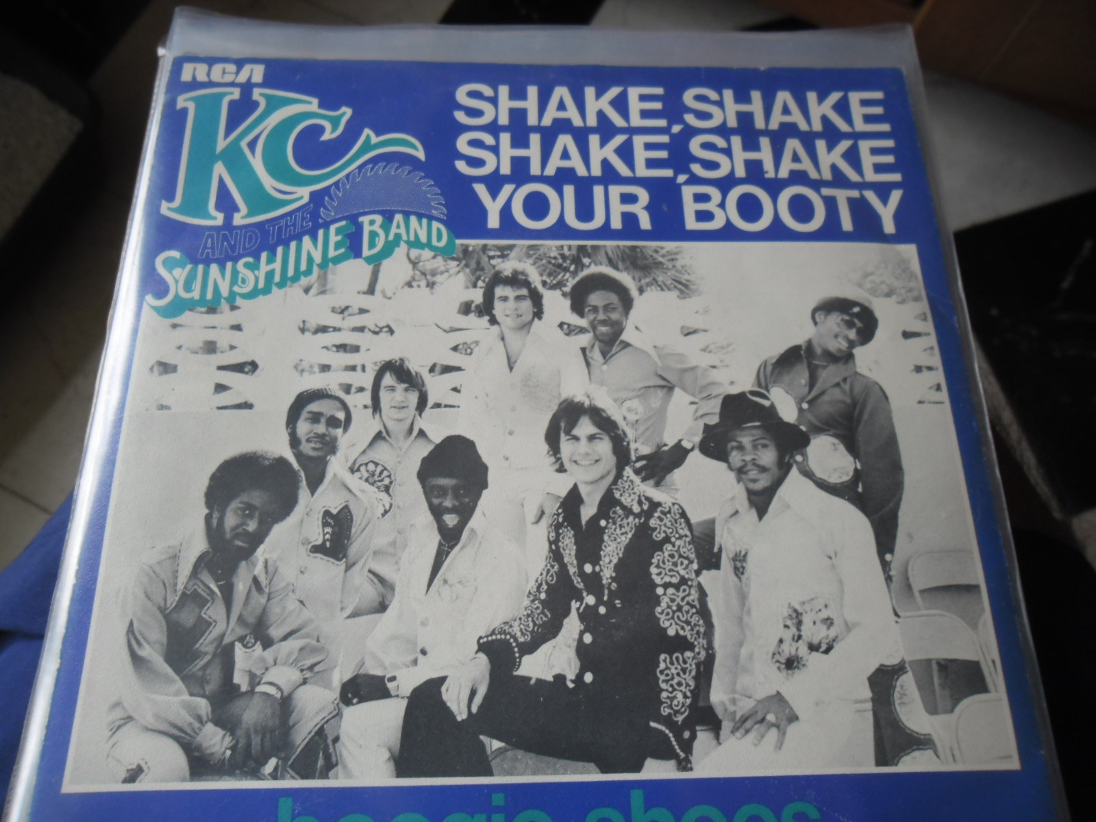 7"PS KC AND THE SUNSHINE BAND  SHAKE YOUR BOOTY  BELGIUM