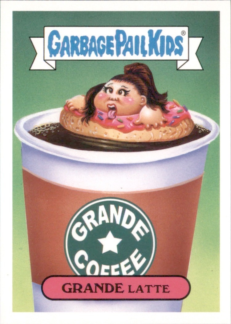 2017 Garbage Pail Kids: Battle of the Bands - GRANDE Latte (Ariana Grande) #18b