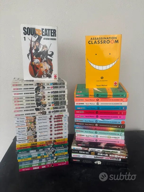 Manga Lotto 47 pezzi Soul Eater, Conan, Assassinat