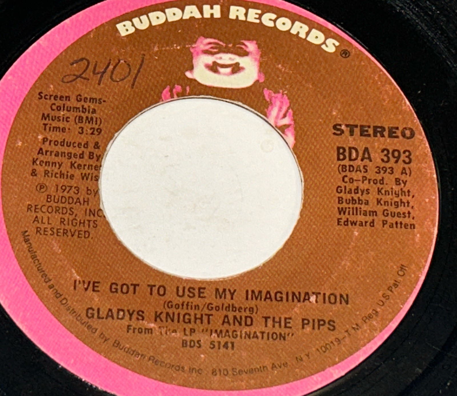 Gladys Knight & The Pips I’ve Got To Use My Imagination 45RPM Record 23Z29