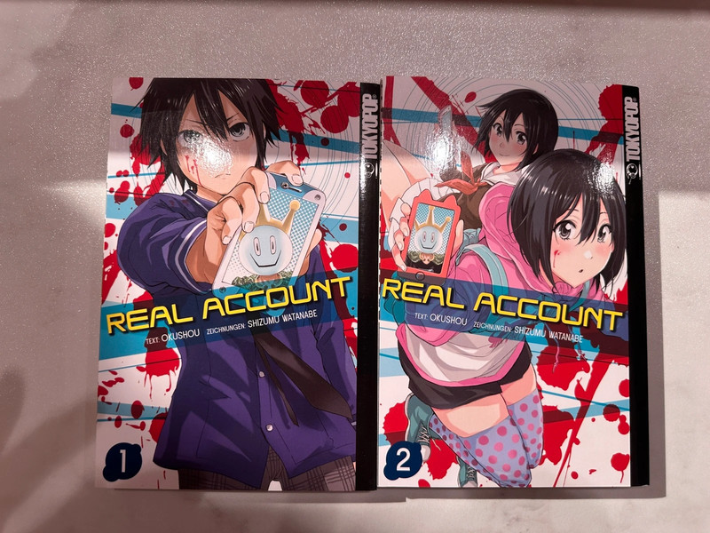 Real Account Manga 1-2