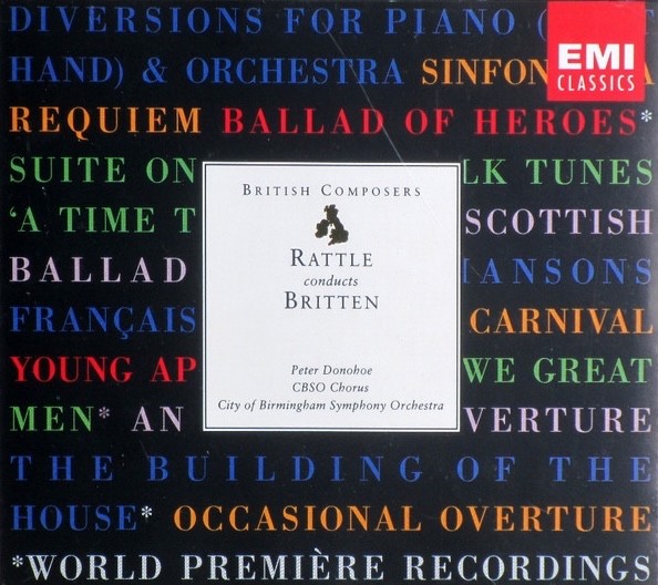 Rattle conducts Britten - Donohoe / Simon Rattle (2 CDs, 1991)