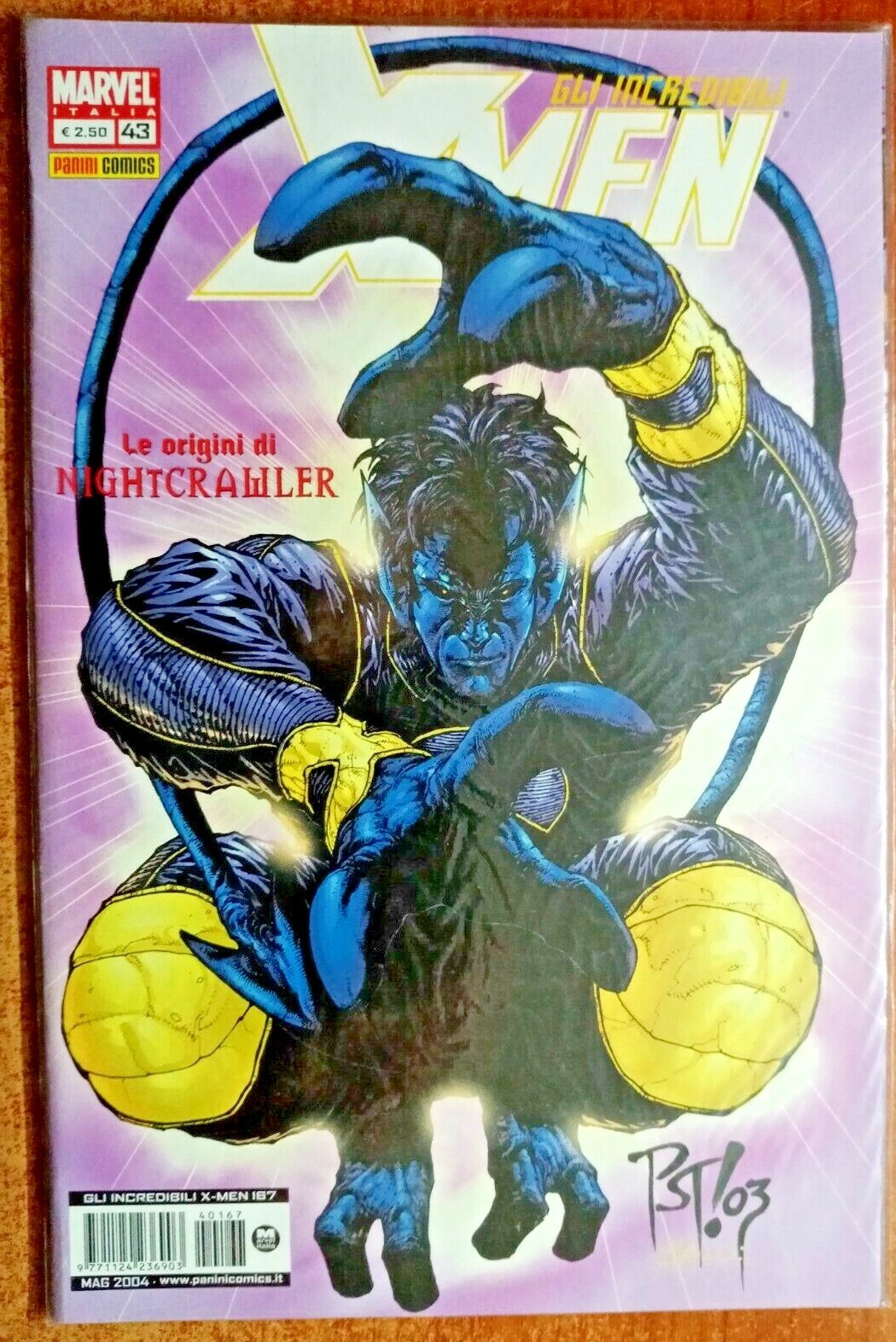 GLI INCREDIBILI X-MEN ,FUMETTO MARVEL -N.167 DEL 2004 -RIF.N.6891-NEW/PERFECT
