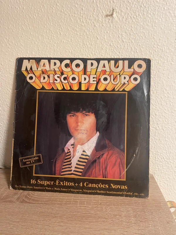 Disco de Vinil LP Marco Paulo – O Disco de Ouro (1982)