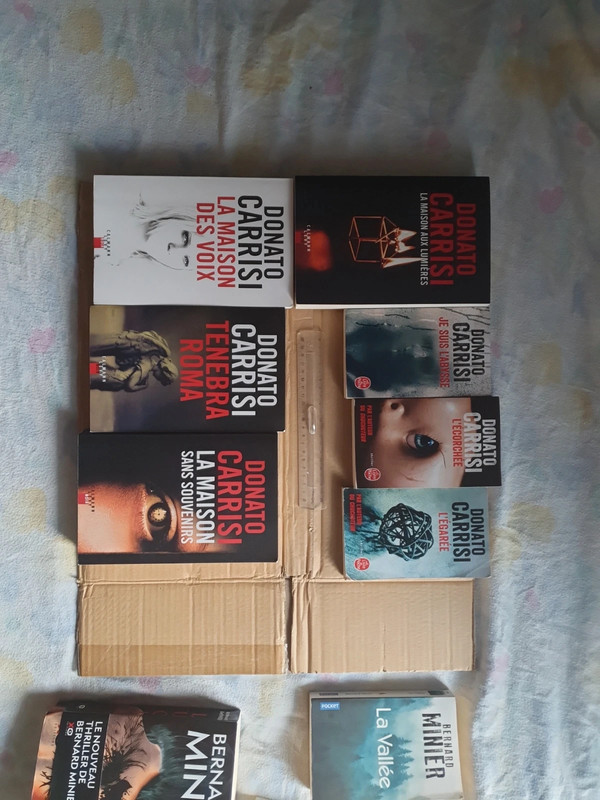 Lot 7 livres Donato Carrisi  l'écorchée/ la maison des voix / je suis l'abysse etc etc