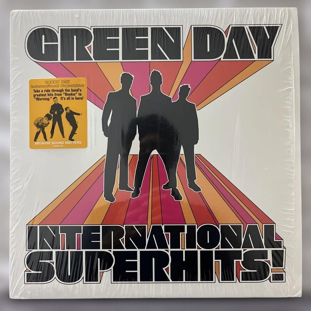 Green Day International Superhits! LP - Shrink-Wrapped, 1990s Rock Record, Mari