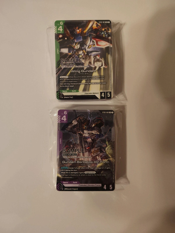 Gundam demo decks